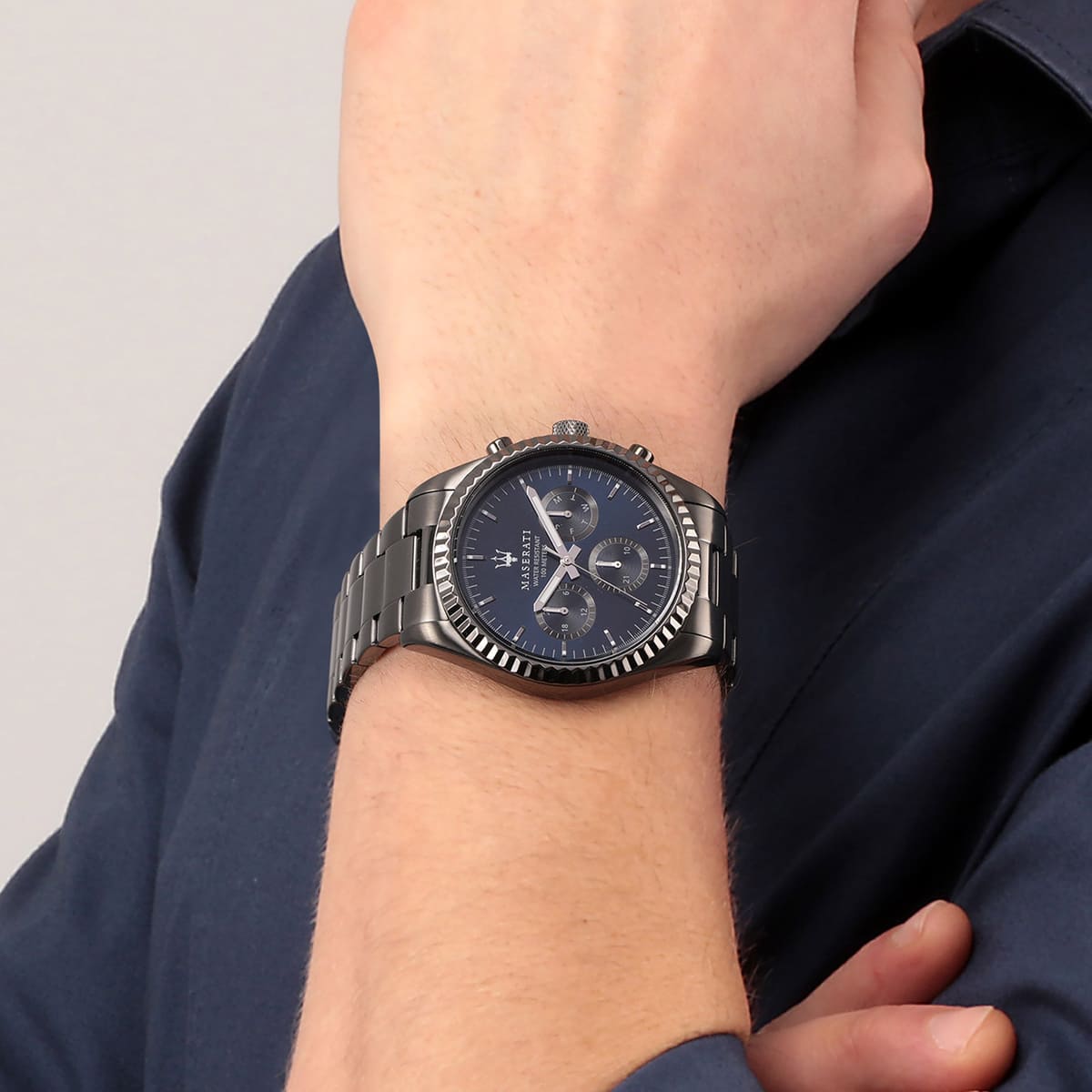 Maserati Competizione Chronograph Quartz Blue Dial Watch R8853100019