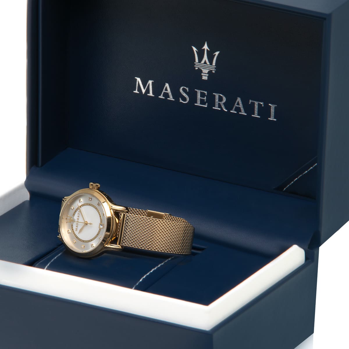 Maserati Epoca Diamond Mother of Pearl Dial Women's Watch - R8853118502