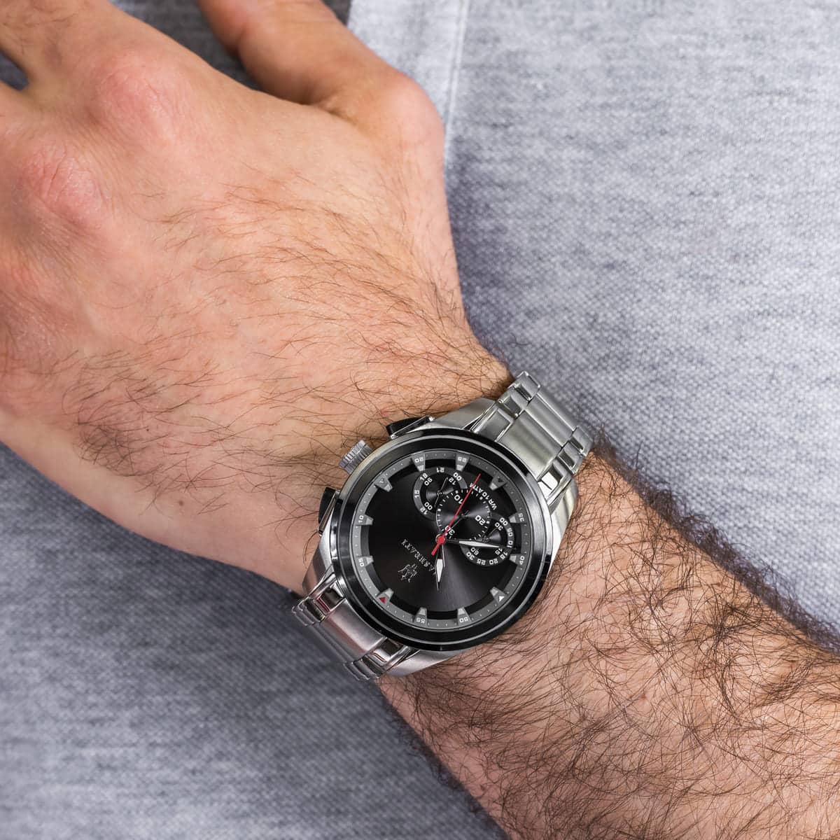 Maserati Analog Black Dial Watch R8873612015