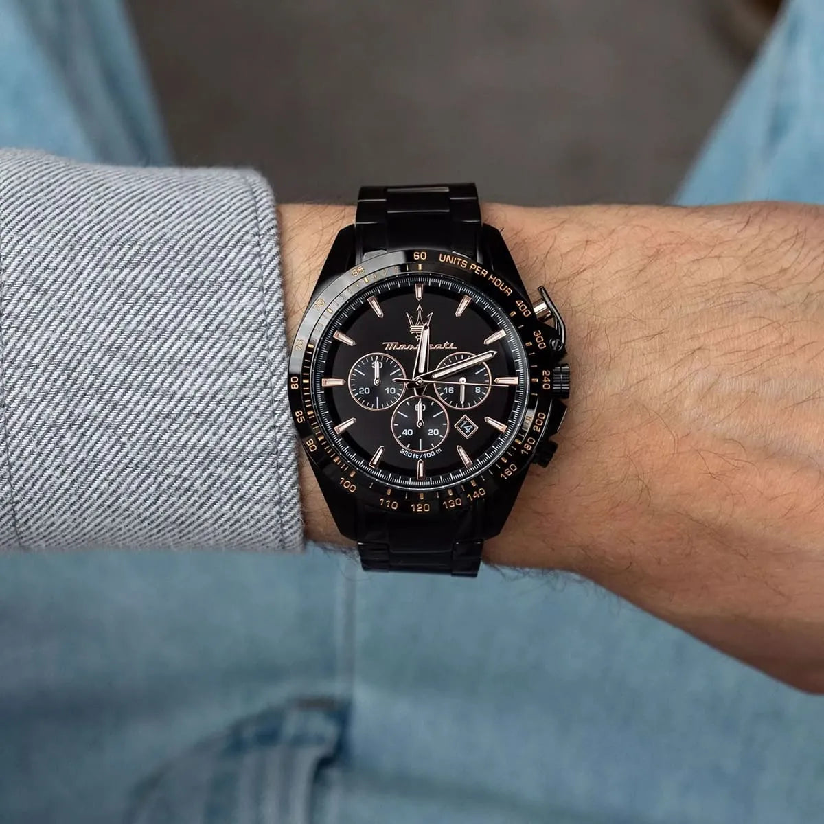 Maserati Traguardo Chronograph Black Watch R8873612048