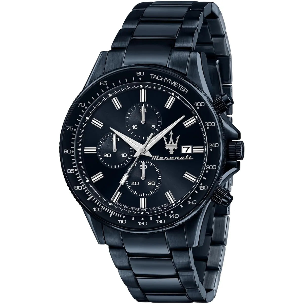 Maserati Sfida SFIDA Chronograph Blue Dial Blue Steel Strap Watch R8873640023