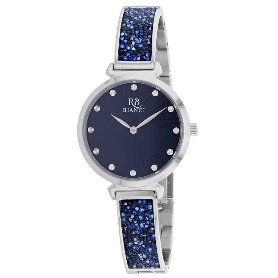 Roberto Bianci Brillare Quartz Blue Dial Ladies Watch RB0202 - The Watches Men & Co