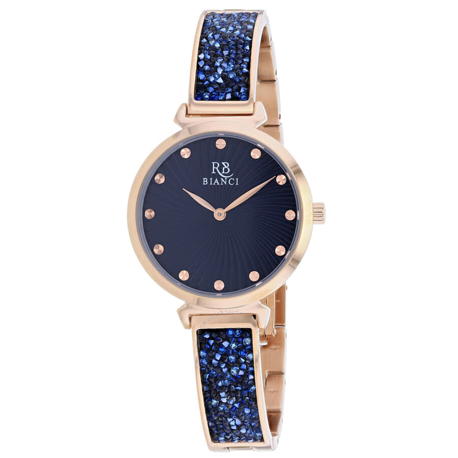 Roberto Bianci Brillare Quartz Blue Dial Ladies Watch RB0206 - The Watches Men & Co