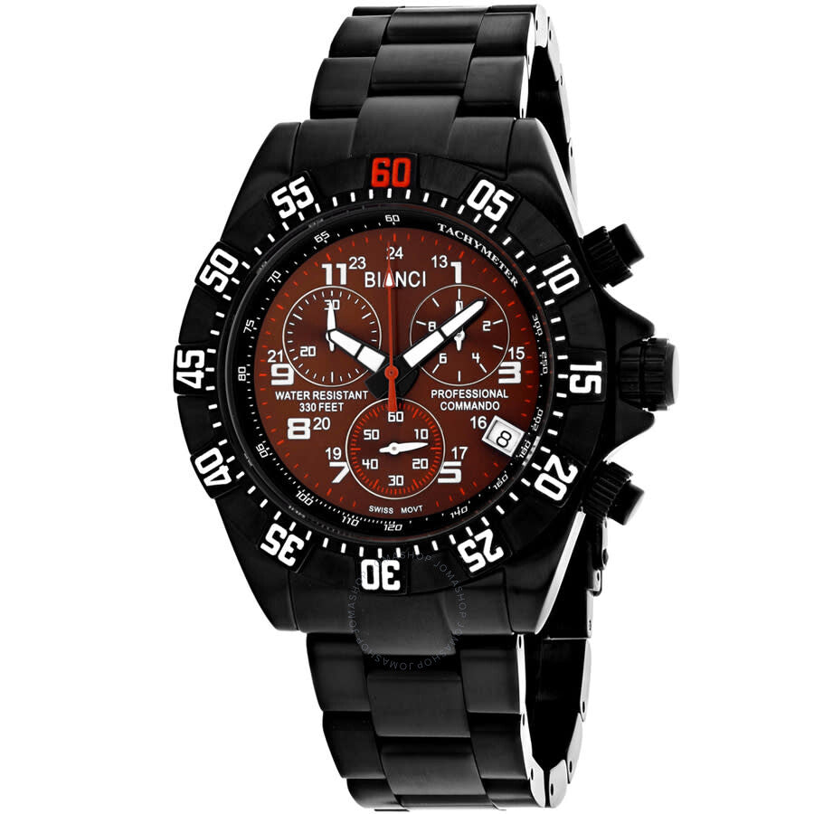 Roberto Bianci Fontana Chronograph Quartz Brown Dial Men's Watch RB18765 - The Watches Men & Co