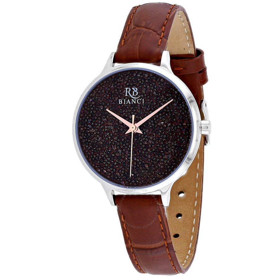 Roberto Bianci Gemma Quartz Brown Dial Ladies Watch RB0240 - The Watches Men & Co