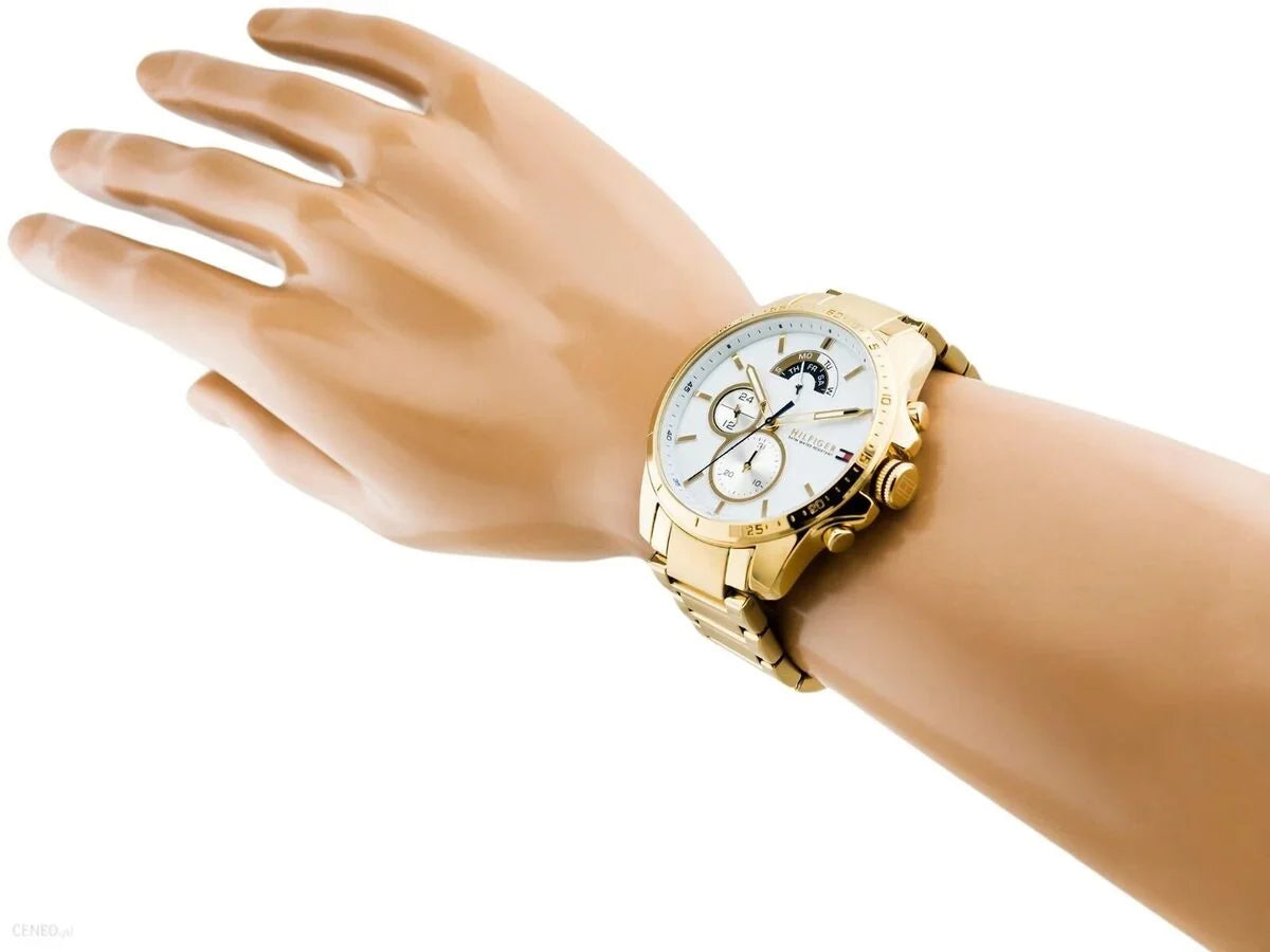 Tommy Hilfiger Iconic Gold Multifunction Men's Watch - 1791538