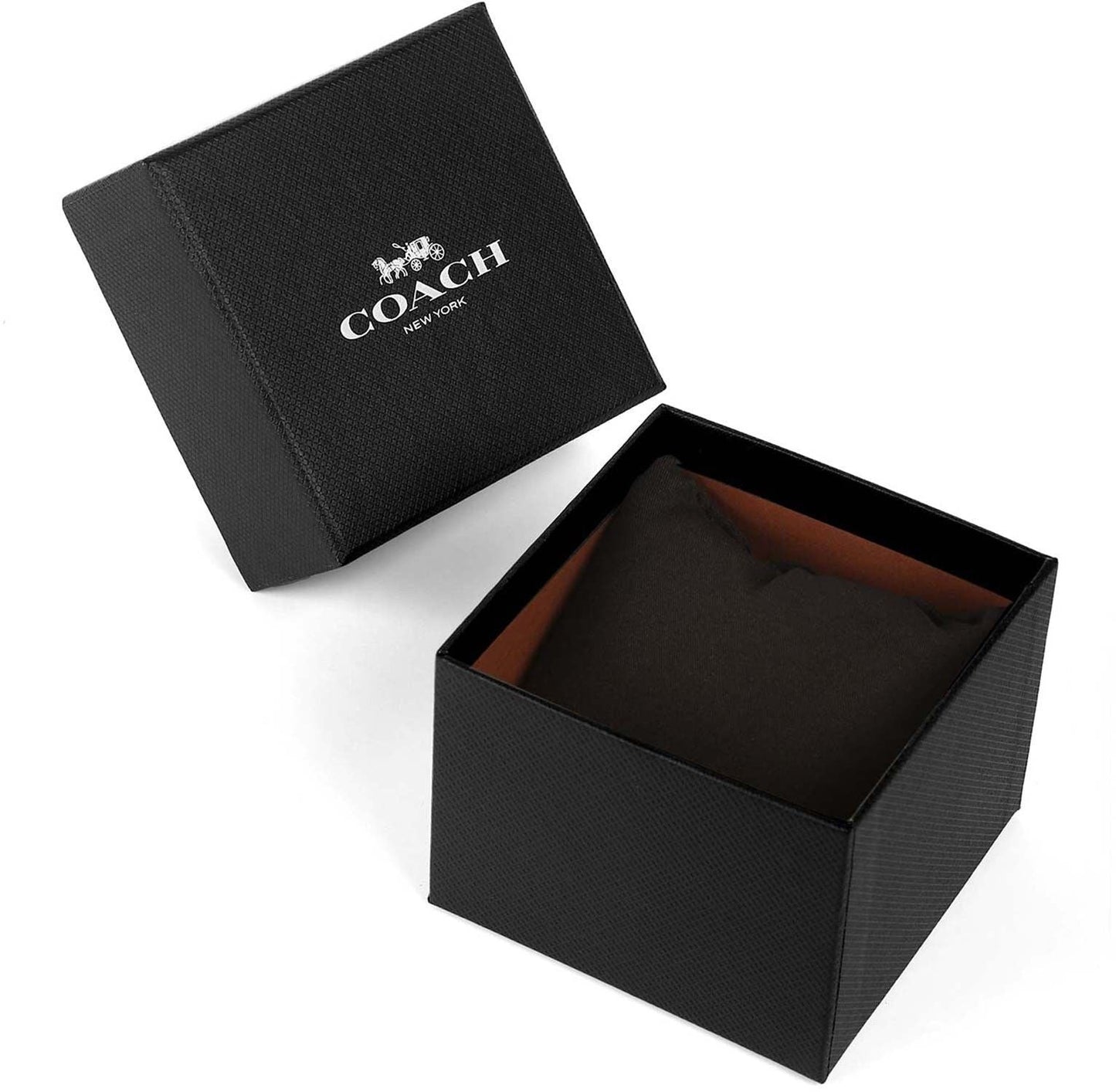 Coach Cary Chalk Black Leather Strap Women's Watch 14504014 - Dawson Watches #4