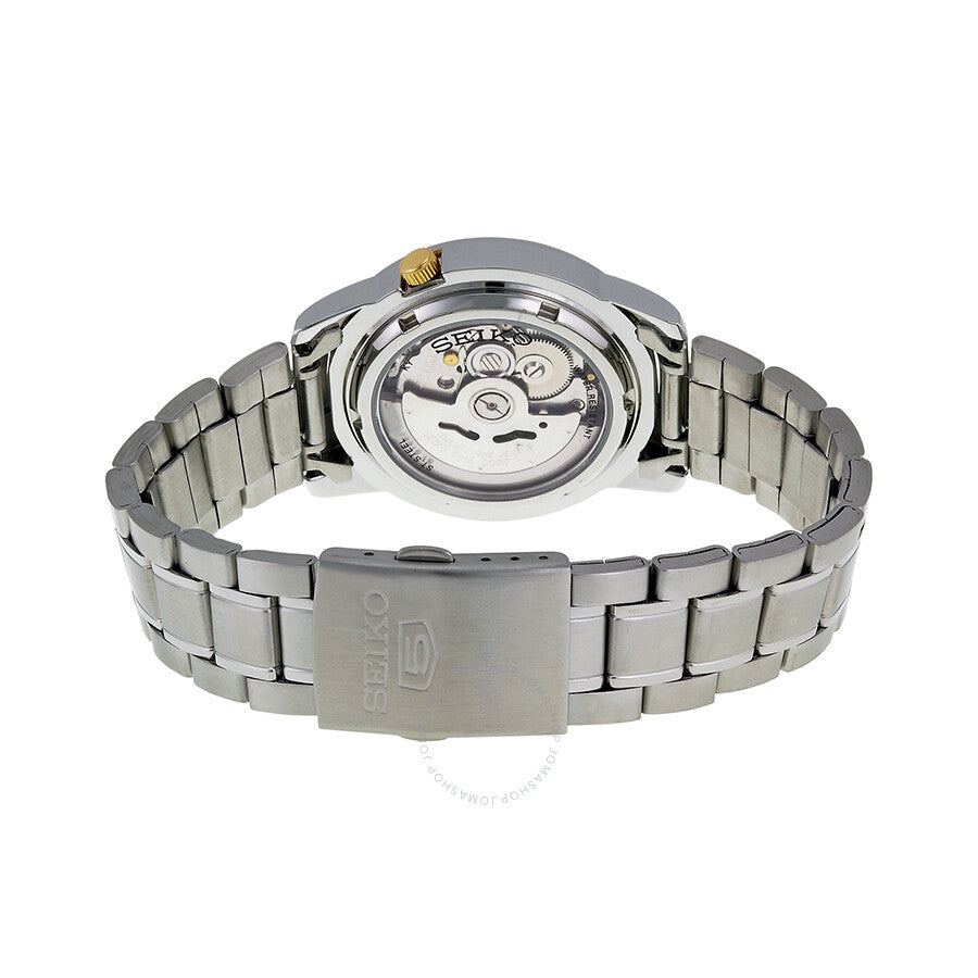 Seiko 5 Automatic Gold Dial Stainless Steel Men's Watch SNKK29 - Dawson Watches #3