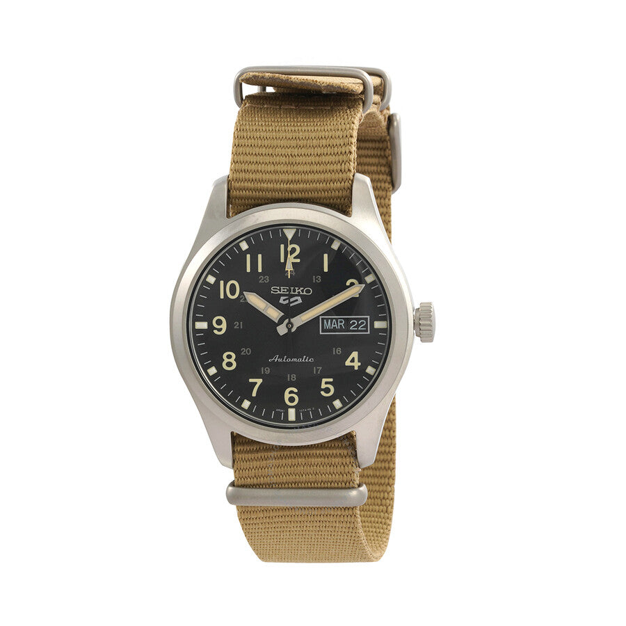 Seiko 5 Sports Automatic Black Dial Men's Watch SRPG35K1 - Dawson Watches