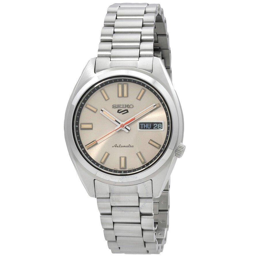 Seiko 5 Sports SNXS Automatic Ivory Dial Men's Watch SRPK91K1 - Dawson Watches