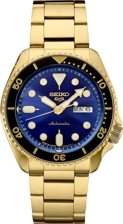 Seiko 5 Sports Automatic Gold Watch - SRPK20