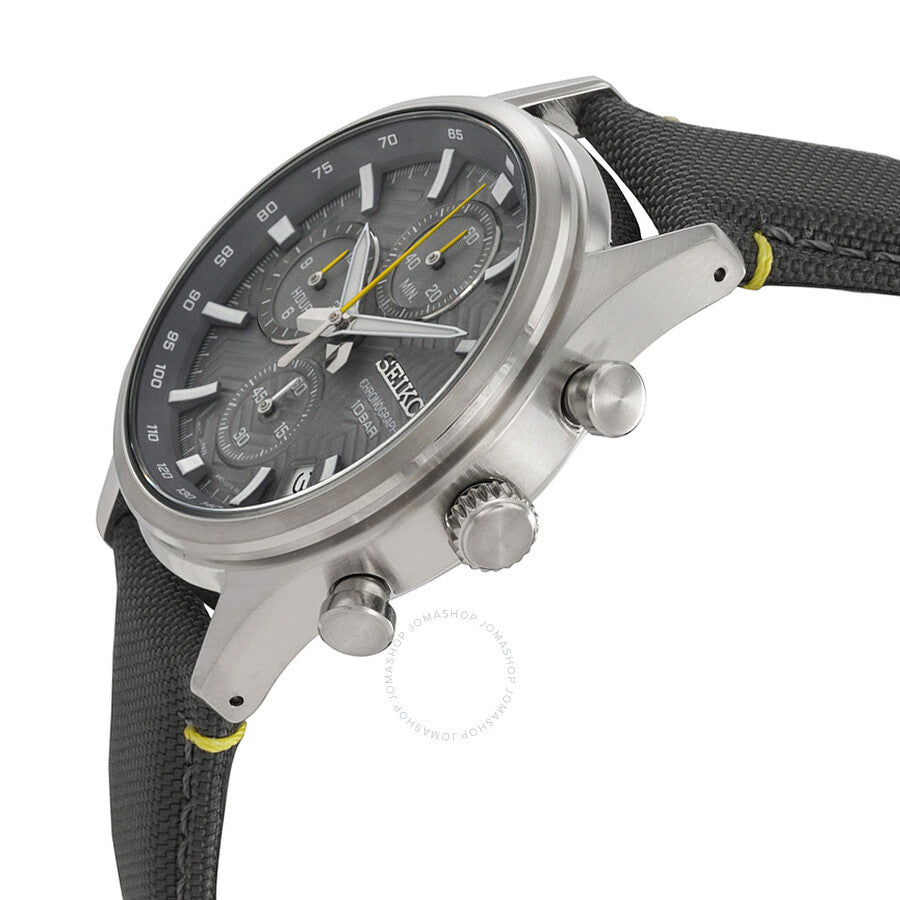 Seiko Chronograph Quartz Grey Dial Men's Watch SSB423P1 - Dawson Watches #2