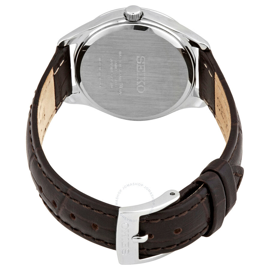 Seiko Essentials Noble Quartz Silver Dial Ladies Watch SUR427