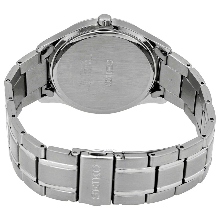 Seiko Essentials Quartz Blue Dial Stainless Steel Men's Watch SUR419