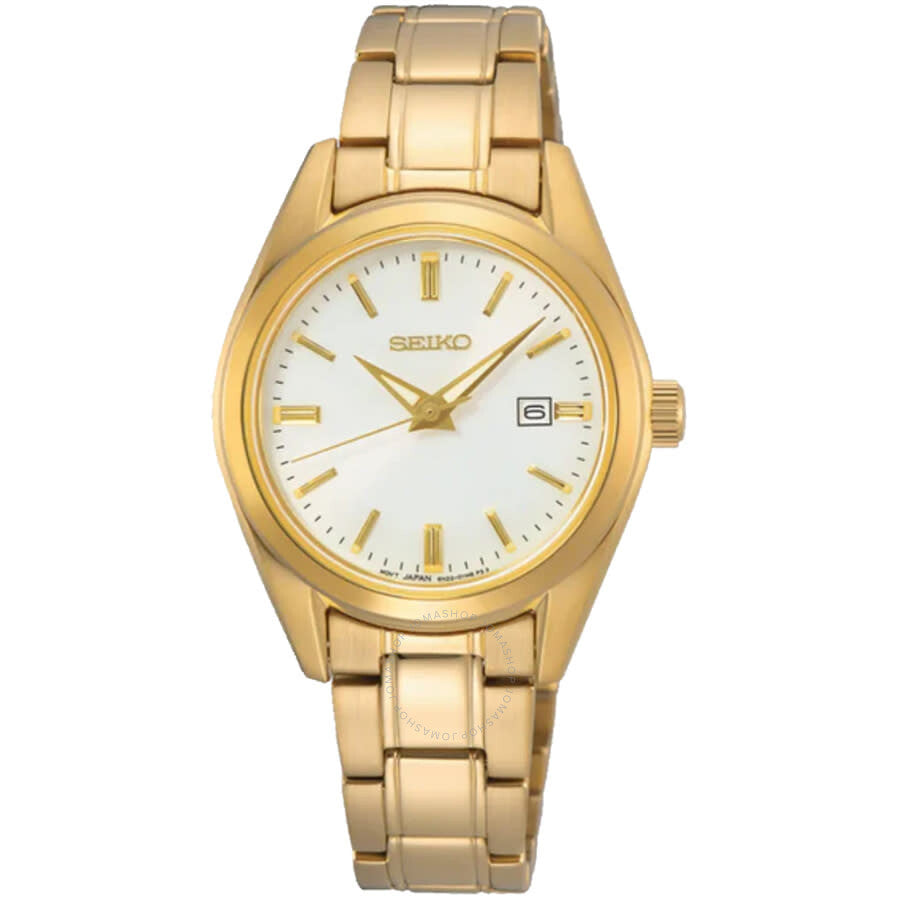 Seiko Essentials Quartz Silver Dial Ladies Watch SUR632