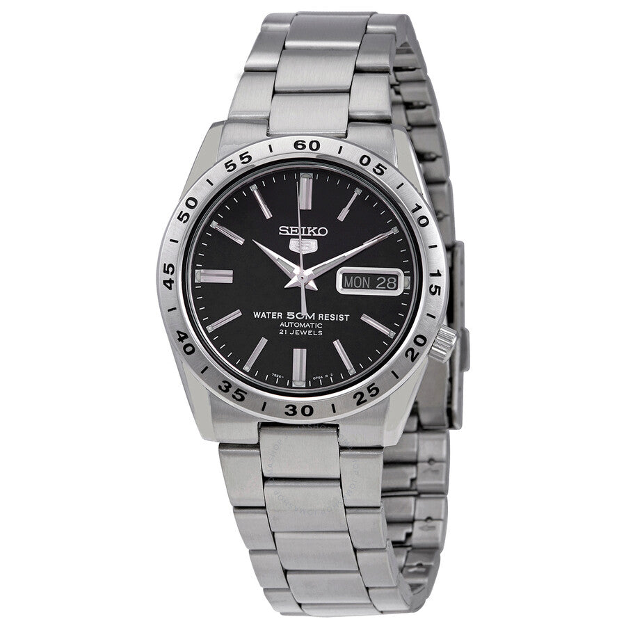 Seiko 5 Automatic Black Dial Men's Watch SNKE01K1 - Dawson Watches