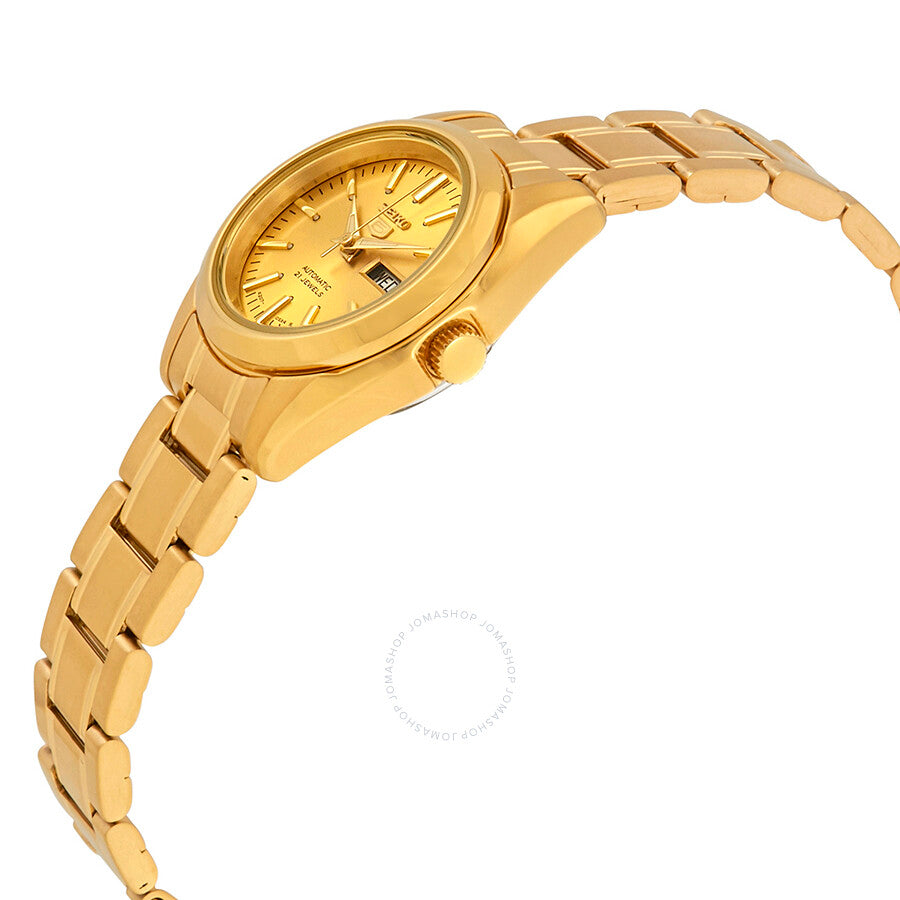 Seiko Series 5 Automatic Gold Dial Ladies Watch SYMK20 - Dawson Watches #2
