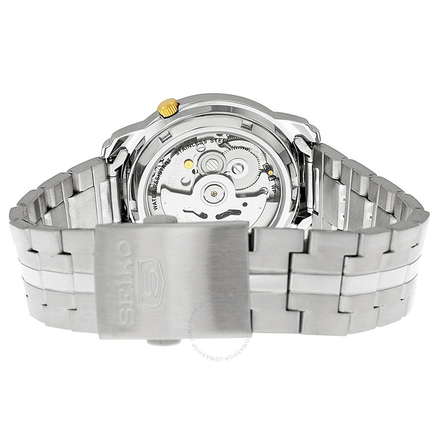 Seiko 5 Automatic Silver Dial Stainless Steel Men's Watch SNKL77 - Dawson Watches #3