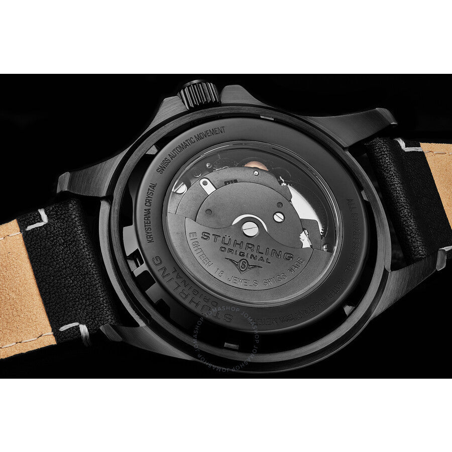 Stuhrling Original Aquadiver Automatic Blue Dial Men's Watch M17222 - Dawson Watches #3