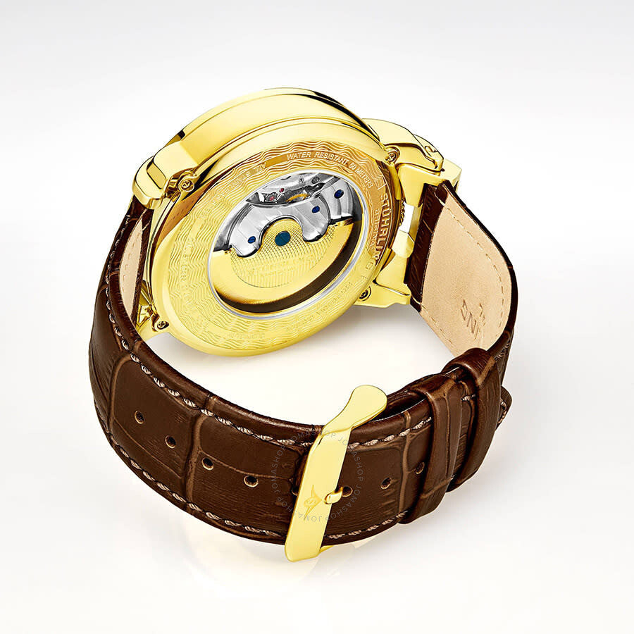 Stuhrling Original Legacy Automatic Gold Dial Men's Watch M13514 - The Watches Men & Co #2