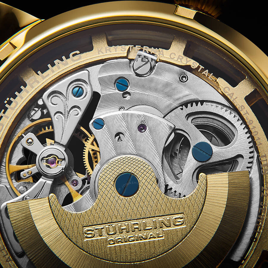 Stuhrling Original Legacy Automatic Gold Dial Men's Watch M13530 - The Watches Men & Co #5