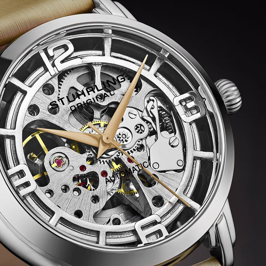 Stuhrling Original Legacy Automatic Silver Dial Ladies Watch M13635 - Dawson Watches #4