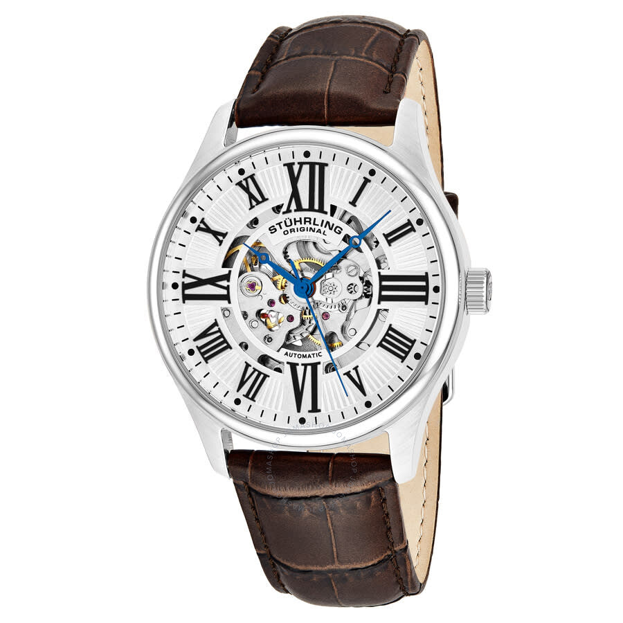 Stuhrling Original Legacy Automatic Silver Dial Men's Watch M17040 - Dawson Watches