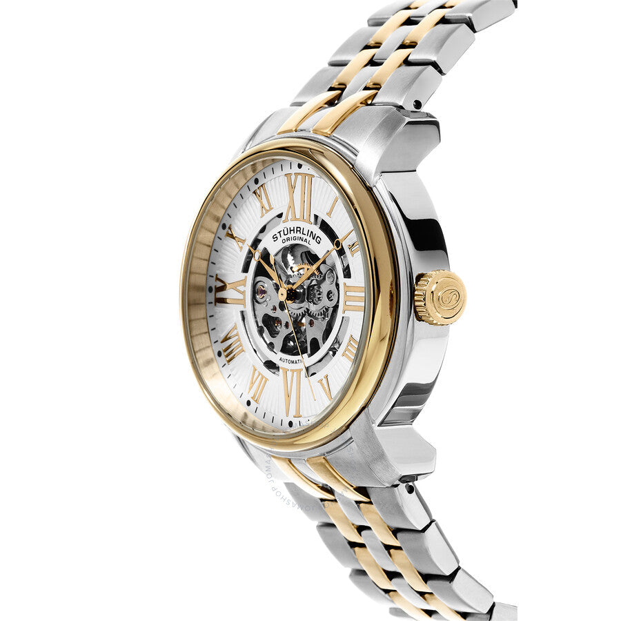 Stuhrling Original Legacy Automatic Silver Dial Men's Watch M17121 - Dawson Watches #3