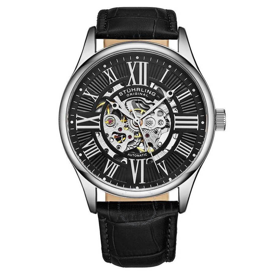 Stuhrling Original Legacy Black Dial Men's Watch M15725 - The Watches Men & Co