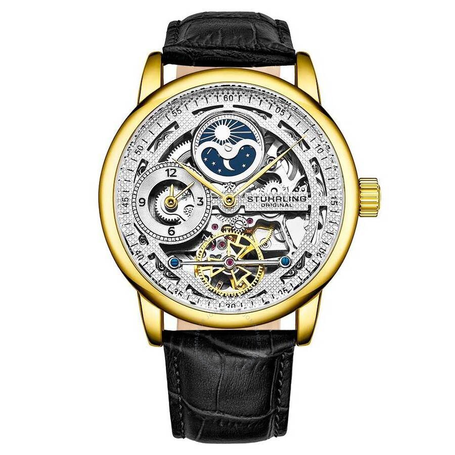 Stuhrling Original Legacy Silver-tone Dial Men's Watch M15659 - The Watches Men & Co