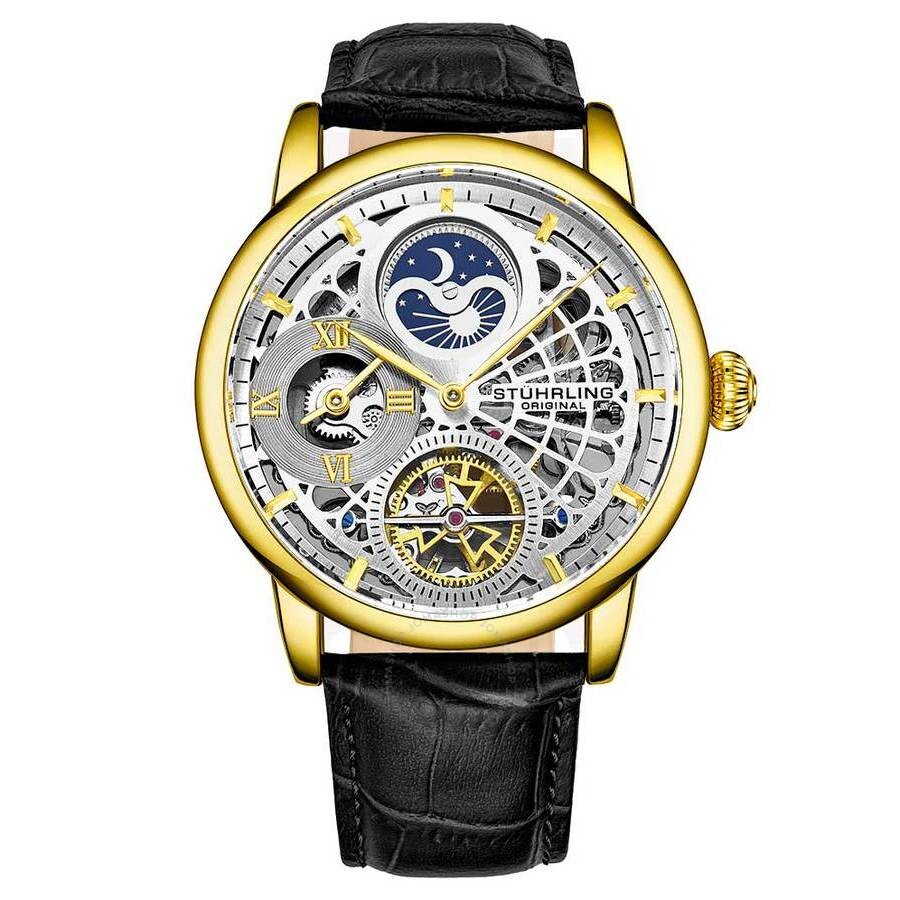 Stuhrling Original Legacy Silver-tone Dial Men's Watch M15664 - The Watches Men & Co