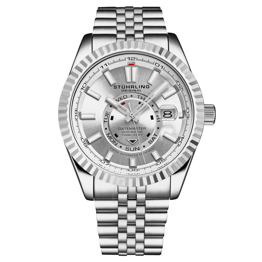 Stuhrling Original Symphony Automatic Silver Dial Men's Watch M18242 - Dawson Watches