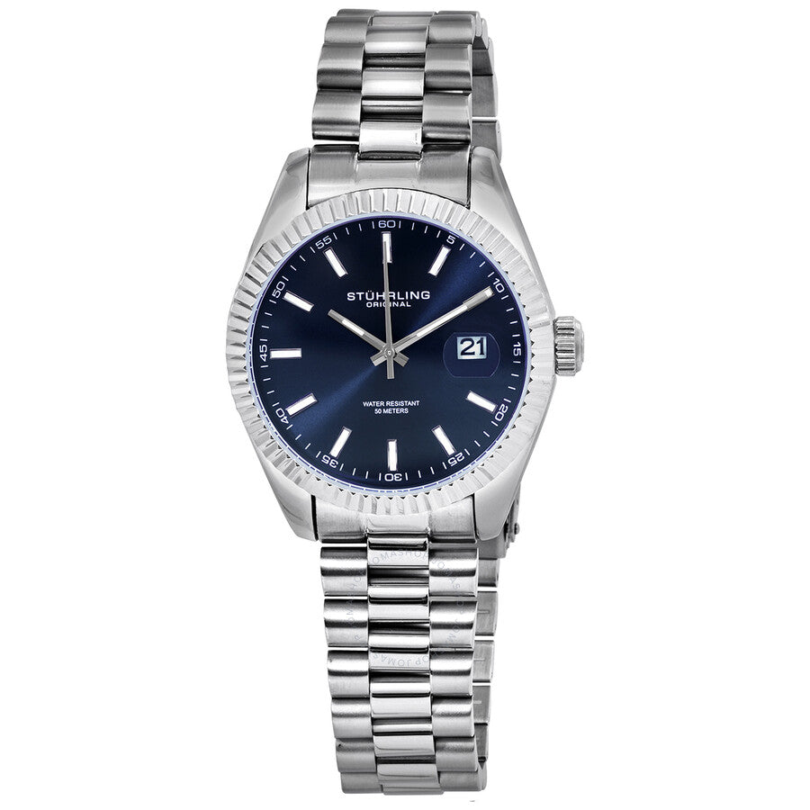 Stuhrling Original Symphony Blue Dial Men's Watch M15690 - The Watches Men & Co