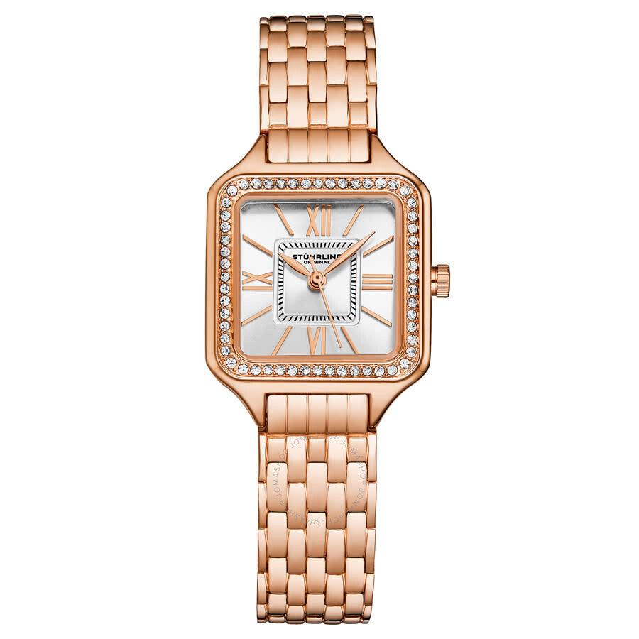 Stuhrling Original Symphony Quartz Silver Dial Ladies Watch M17210 - Dawson Watches