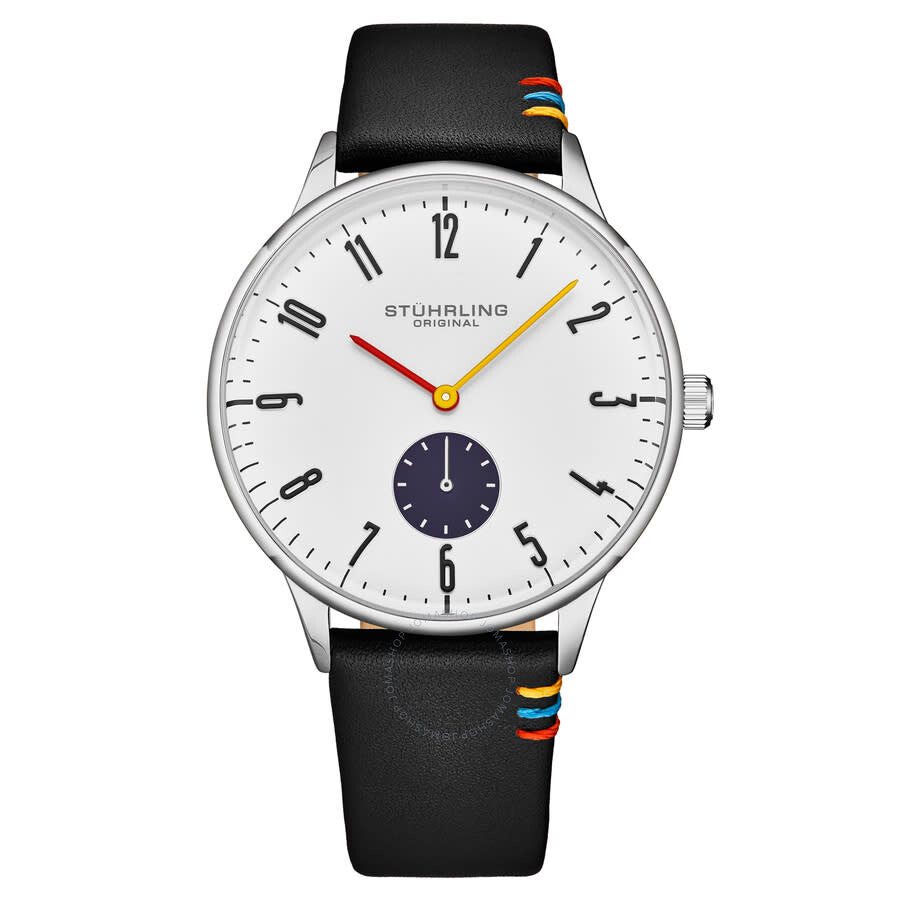 Stuhrling Original Symphony Quartz White Dial Men's Watch M17205 - The Watches Men & Co
