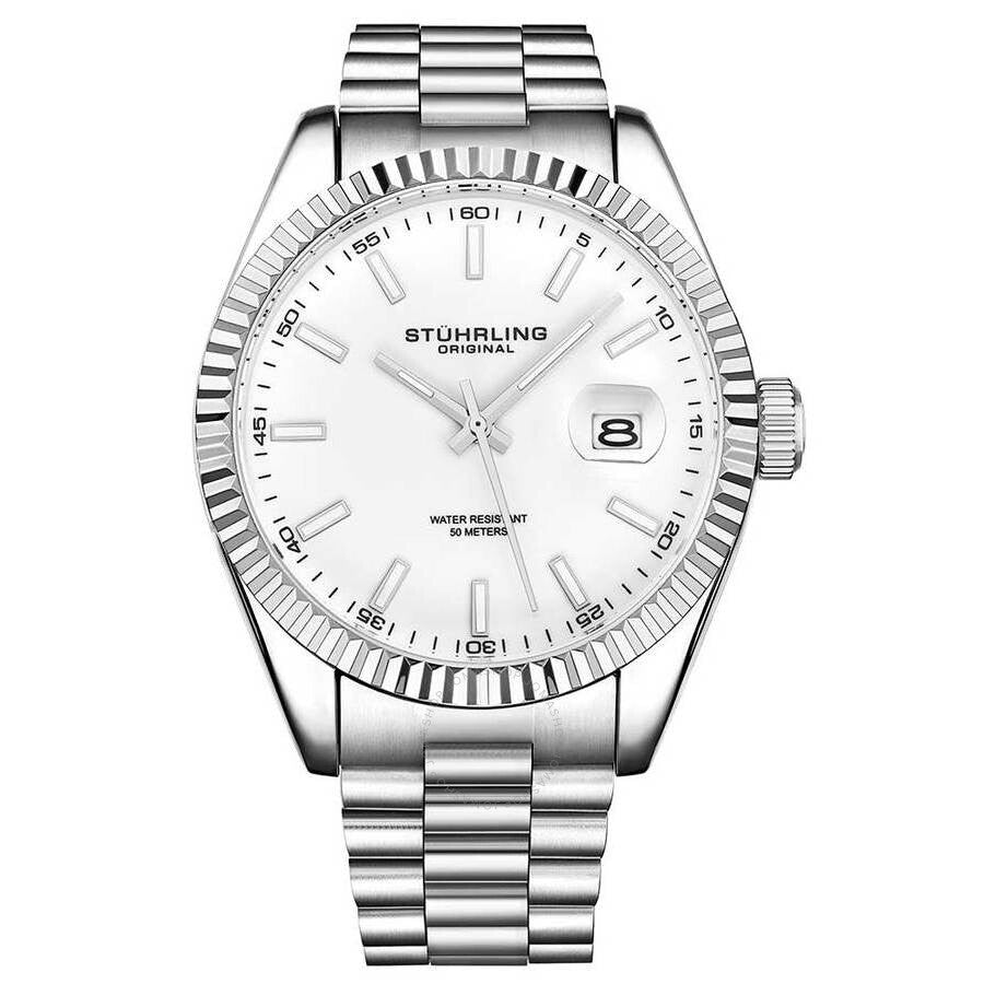 Stuhrling Original Symphony White Dial Men's Watch M15689 - The Watches Men & Co