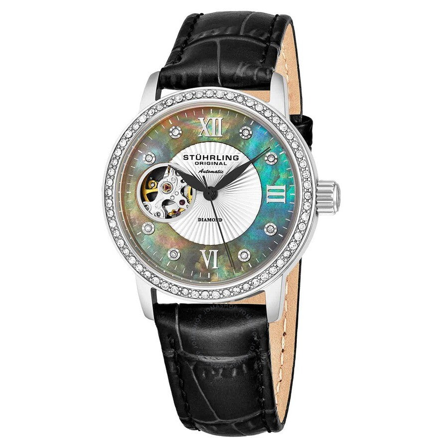 Stuhrling Original Vogue Black Dial Ladies Watch M15413 - The Watches Men & Co