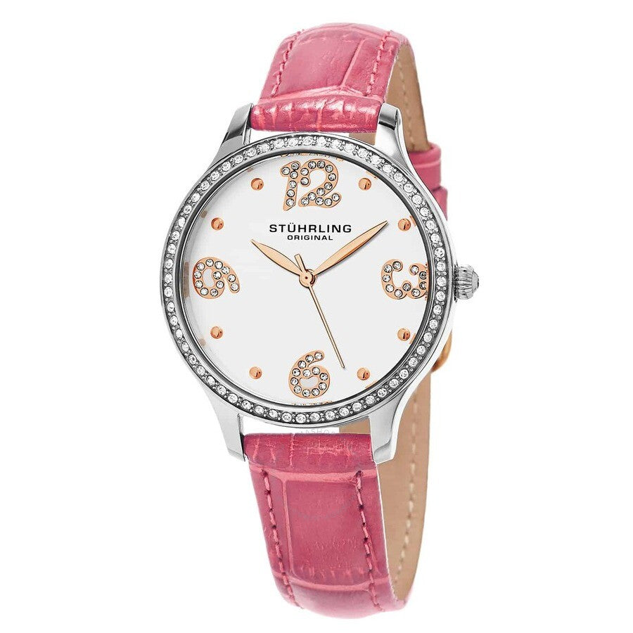 Stuhrling Original Vogue Silver-tone Dial Ladies Watch M15311 - The Watches Men & Co
