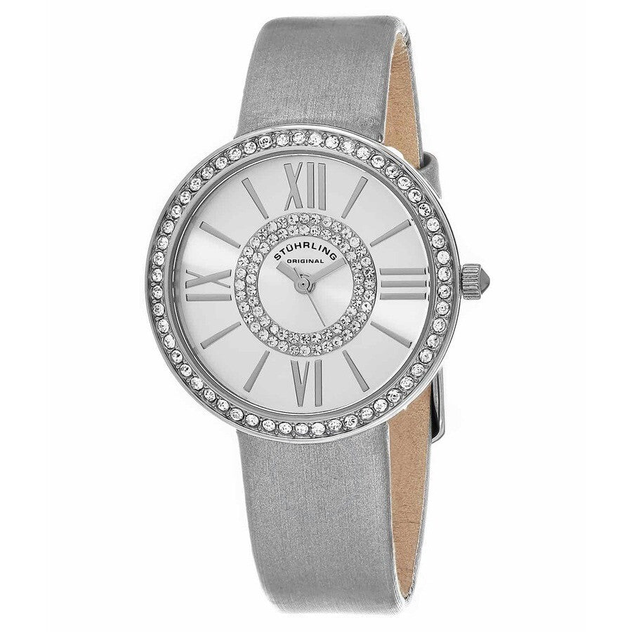 Stuhrling Original Vogue Silver-tone Dial Ladies Watch M15316 - The Watches Men & Co