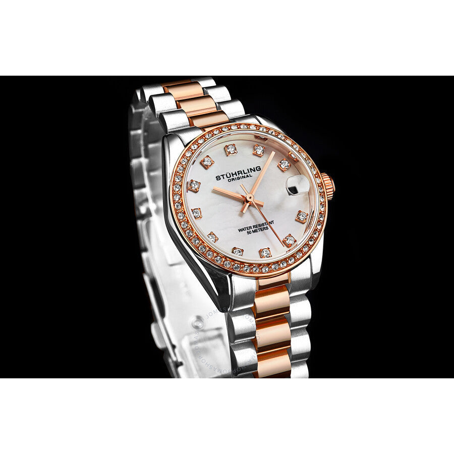 Stuhrling Original Vogue Silver-tone Dial Ladies Watch M15947 - The Watches Men & Co #4