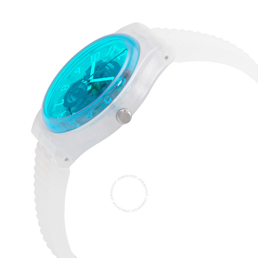 Swatch BIANCO Quartz Brilliant Blue Dial Men's Watch GW215 - The Watches Men & Co #2