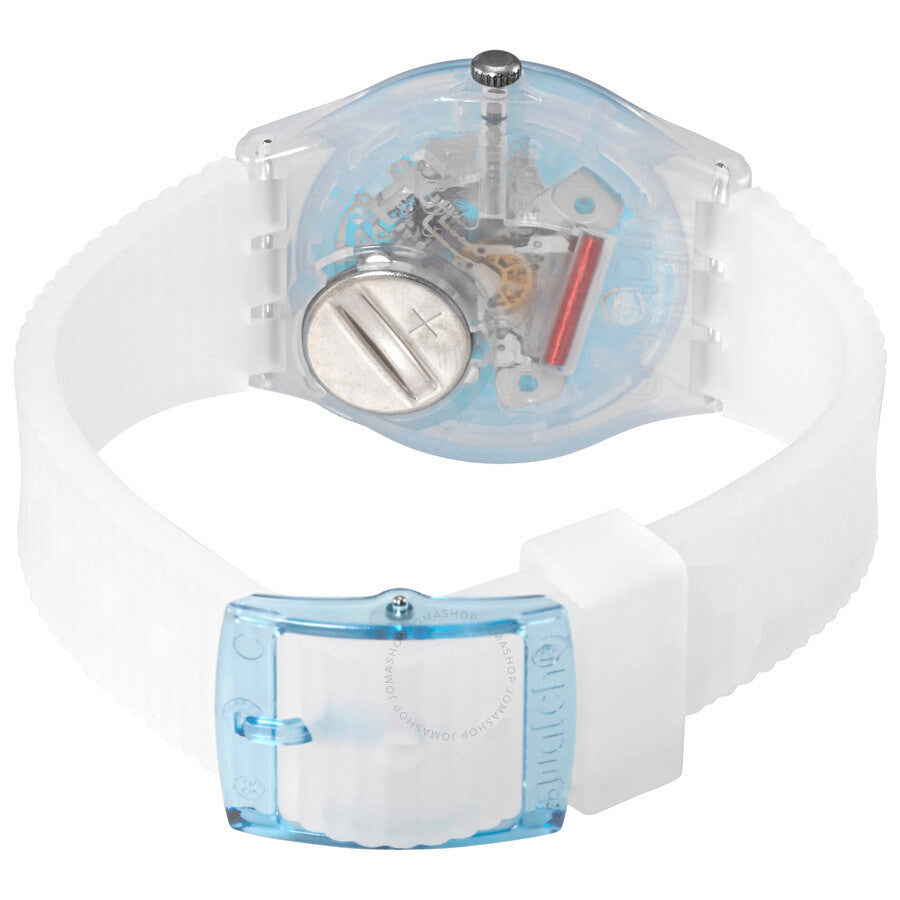 Swatch BIANCO Quartz Brilliant Blue Dial Men's Watch GW215 - The Watches Men & Co #3