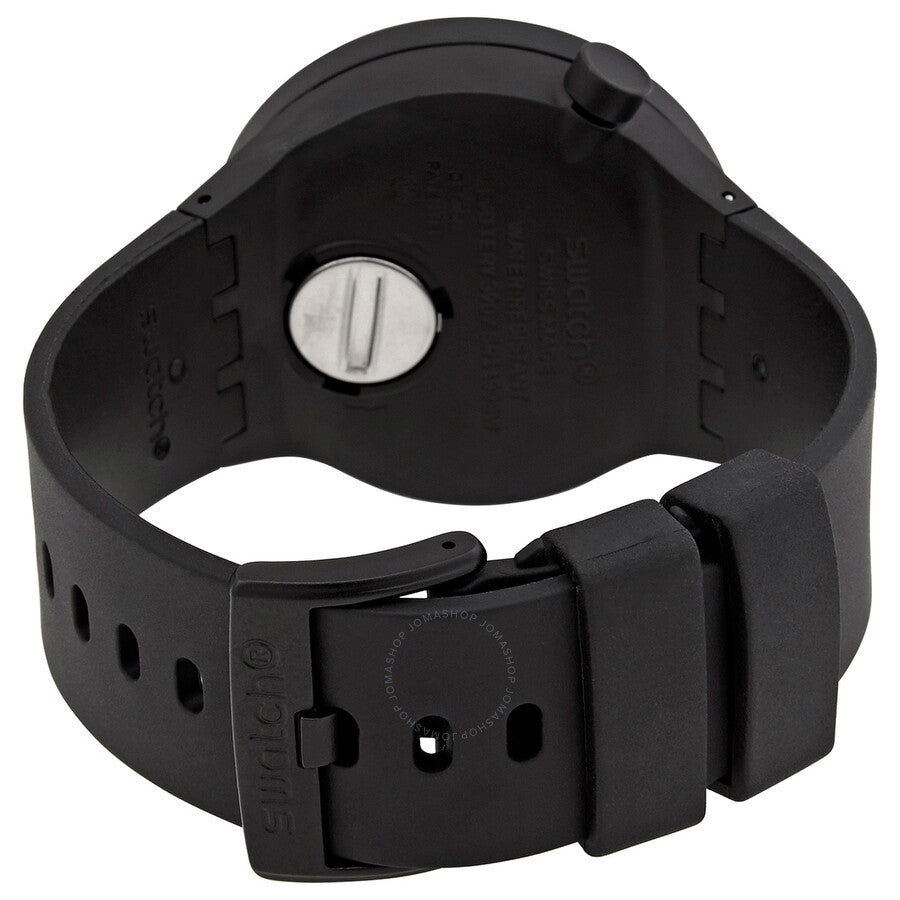 Swatch Bioceramic Quartz Black Dial Men's Watch SB03B100 - The Watches Men & Co #3