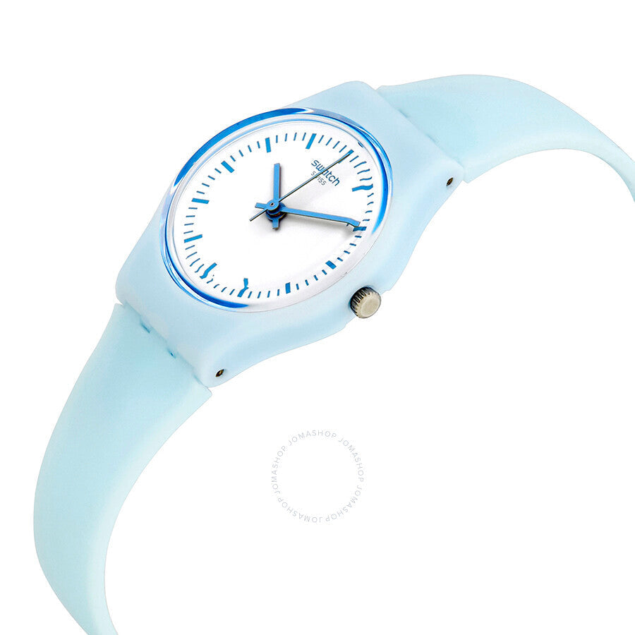 Swatch Clearsky White Dial Ladies Watch LL119 - The Watches Men & Co #2