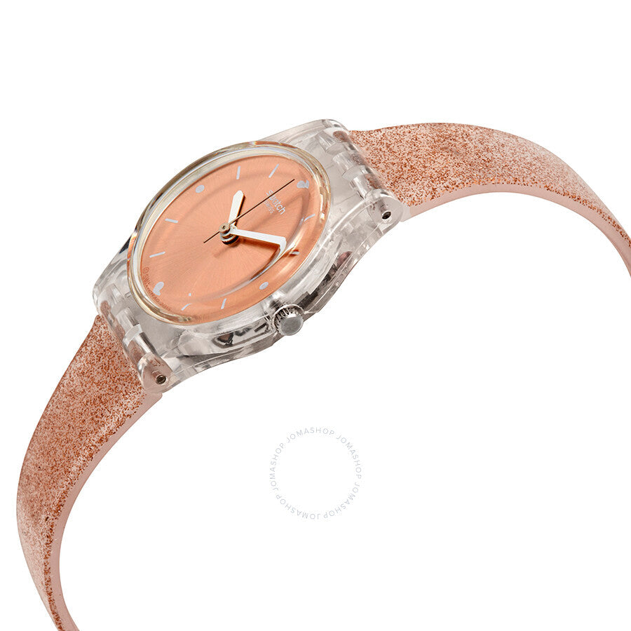 Swatch Pinkindescent Too Rose Gold Dial Ladies Watch LK354D - The Watches Men & Co #2