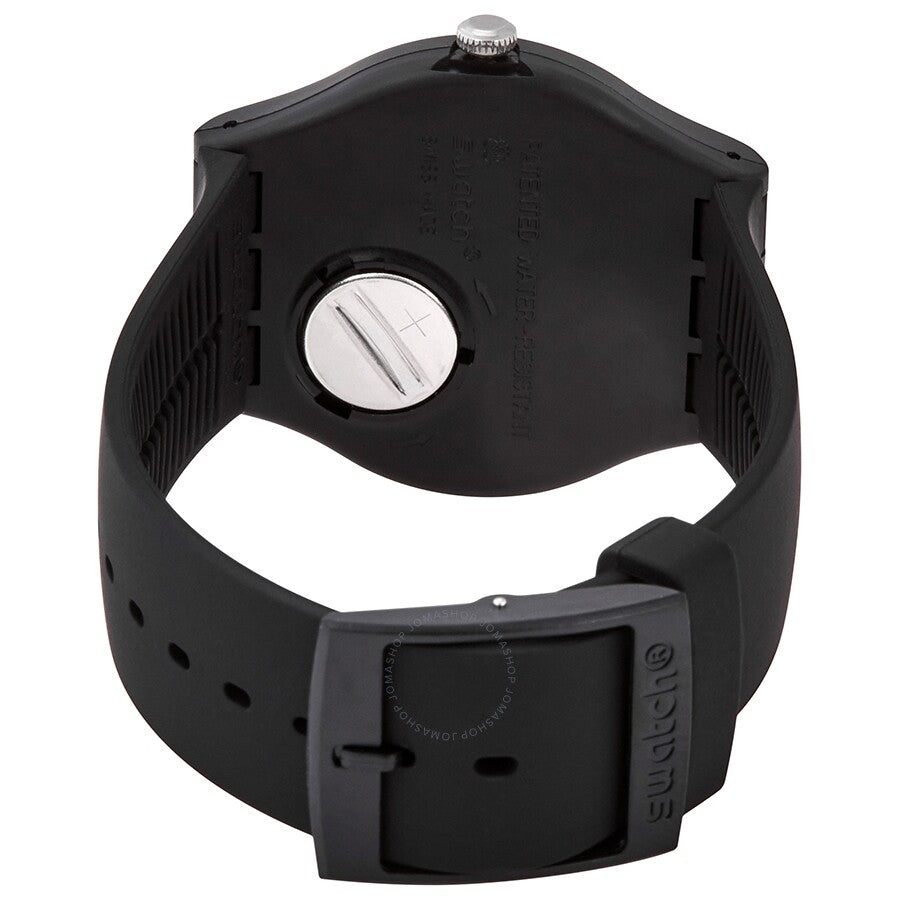 Swatch Piu Nero Quartz Black Dial Men's Watch SUOB157 - The Watches Men & Co #3