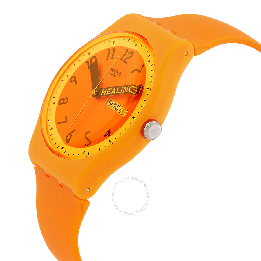 Swatch Pride Quartz Orange Dial Unisex Watch SO29O700 - The Watches Men & Co #2
