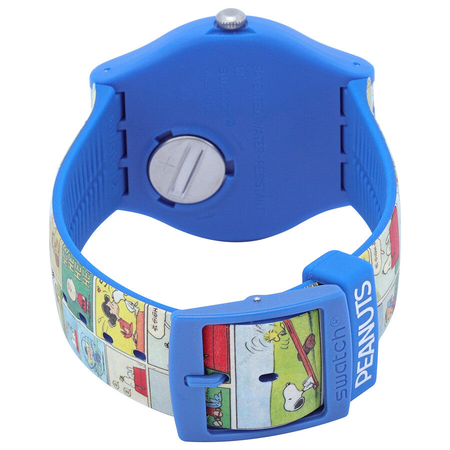Swatch Smak X Peanuts Quartz Unisex Watch SO29Z108 - The Watches Men & Co #3