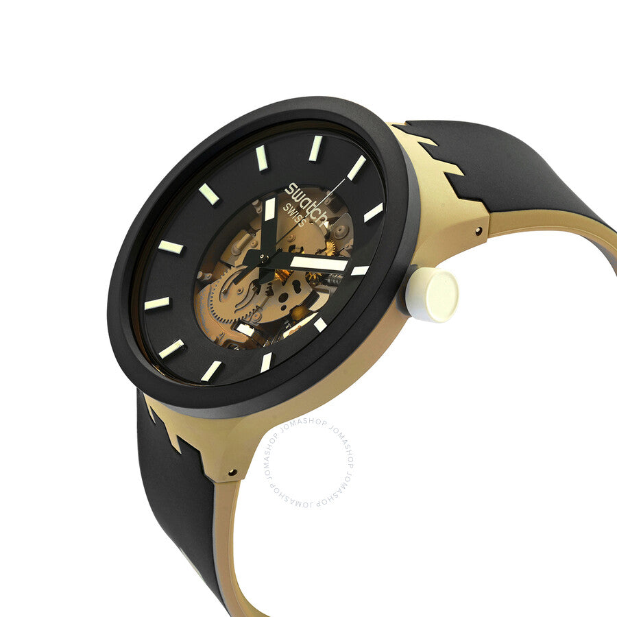 Swatch The September Collection Quartz Black Dial Men's Watch SB03C100 - The Watches Men & Co #2