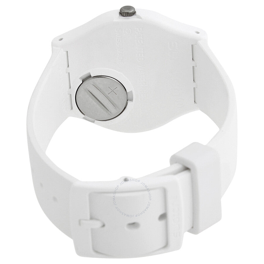Swatch Think Time White Quartz White Dial Ladies Watch SO31W100 - The Watches Men & Co #3